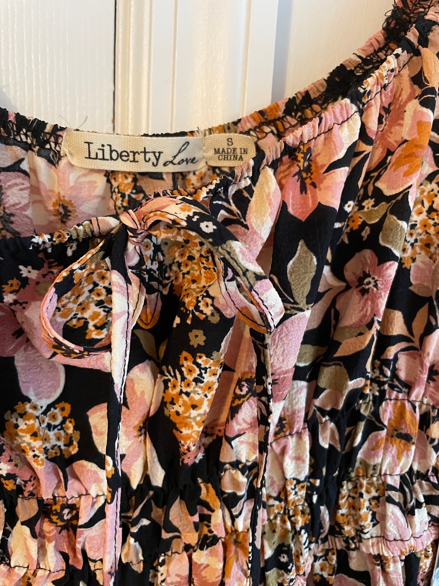 NWT Liberty Love Floral Print Fit & Flare Mini Skater Dress Size Small