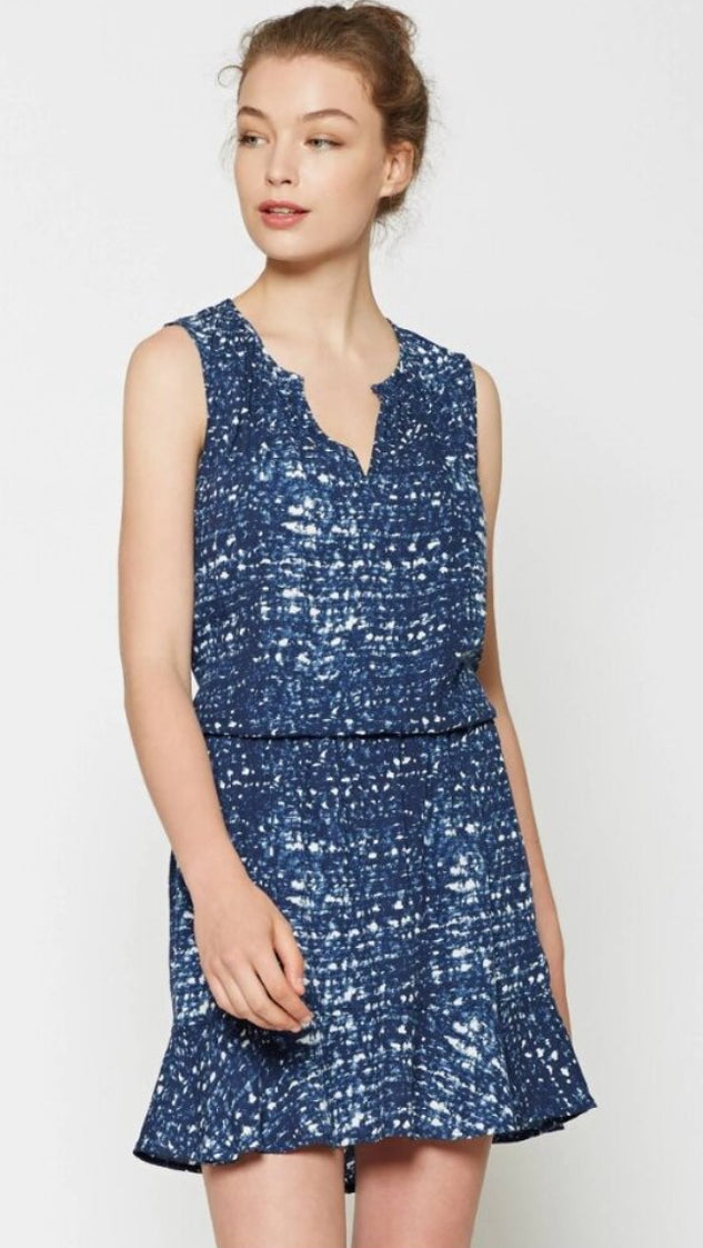 Soft Joie Zealana Sleeveless Flowy Mini Day Dress Cupro Blend Size XS $188