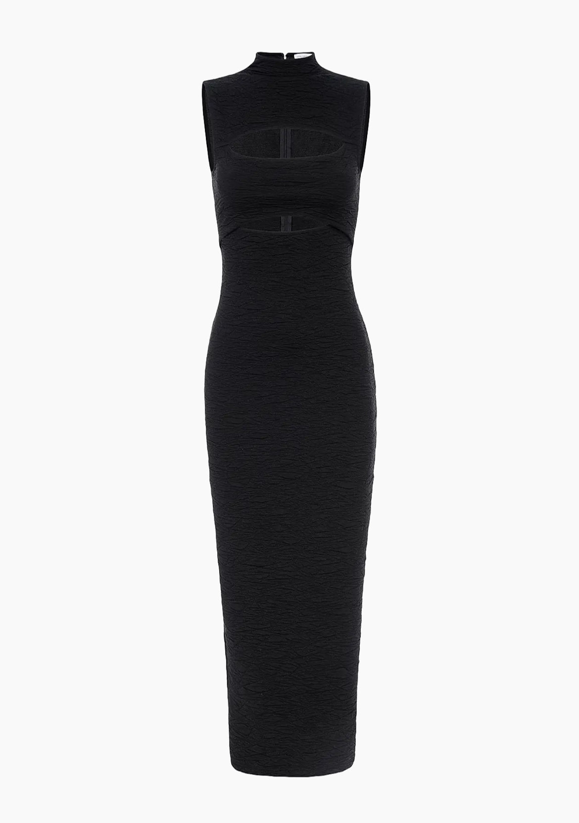 Good American Black Wide Scrunchie Cut Out Maxi Dress Plus Size 2XL $229