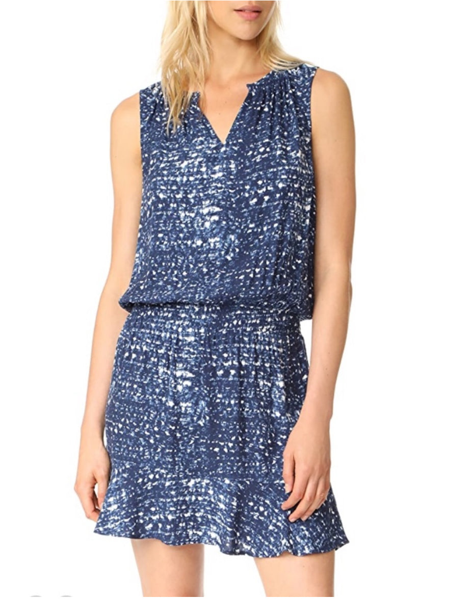 Soft Joie Zealana Sleeveless Flowy Mini Day Dress Cupro Blend Size XS $188