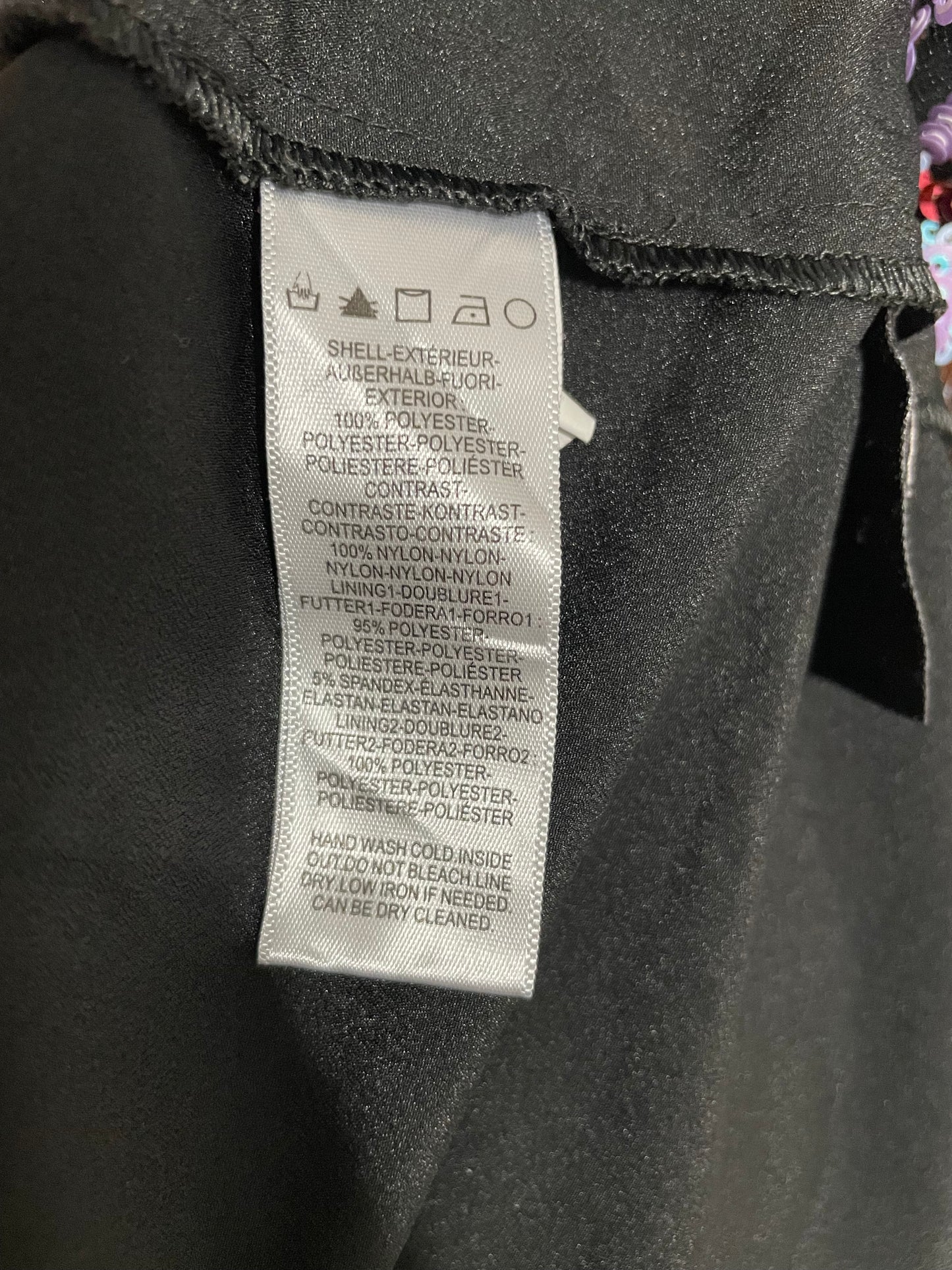 Dress The Population Lorain Floral Sequin Tiered A-Line Gown Size XXL $698