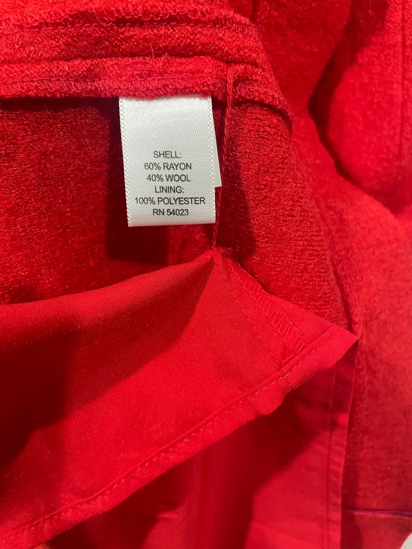 Banana Republic Vermillion Red Wool Blend Sheath Cocktail Dress Size 12 $130