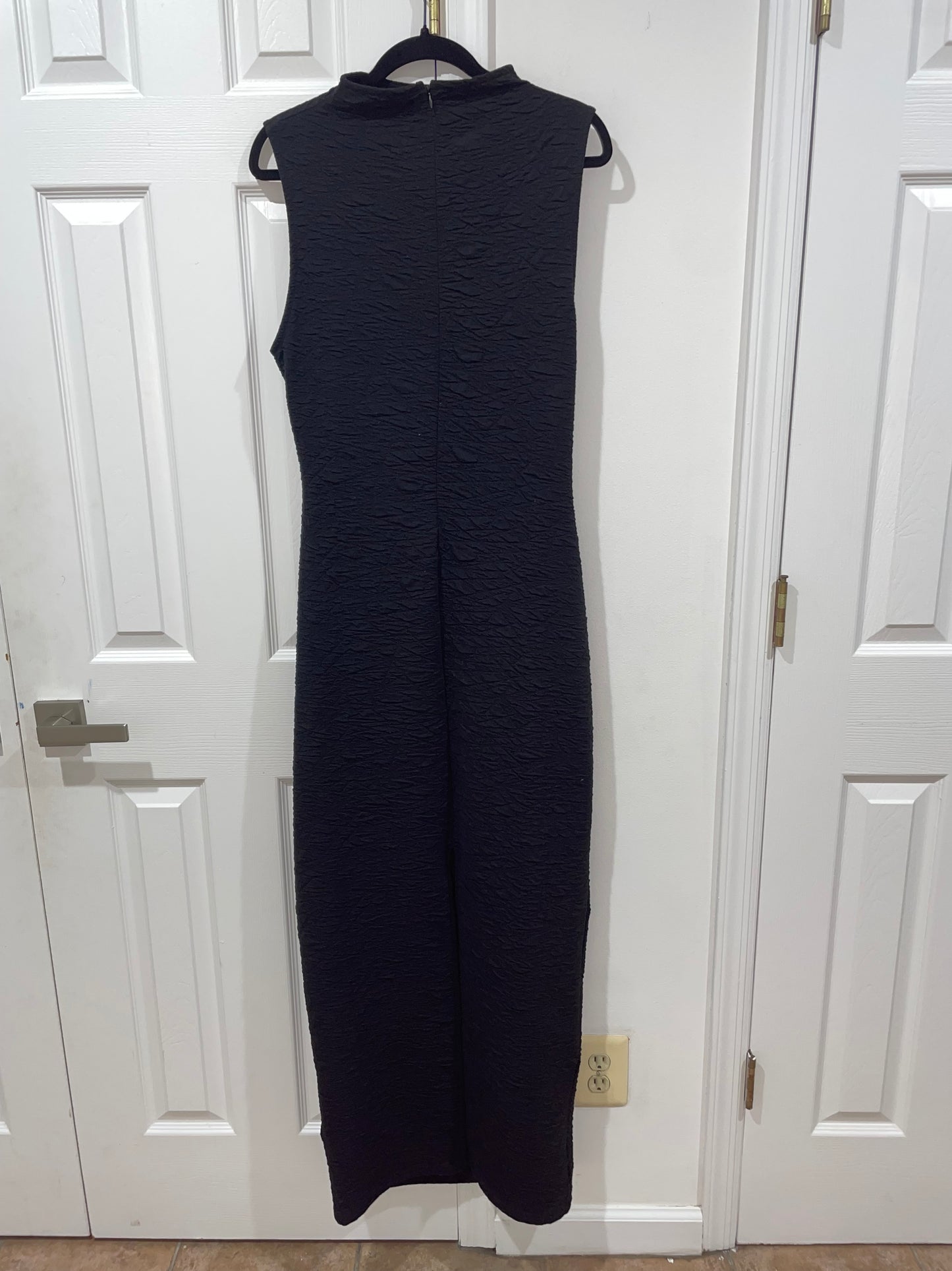 Good American Black Wide Scrunchie Cut Out Maxi Dress Plus Size 2XL $229