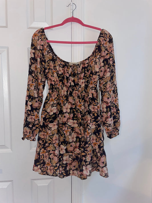 NWT Liberty Love Floral Print Fit & Flare Mini Skater Dress Size Small