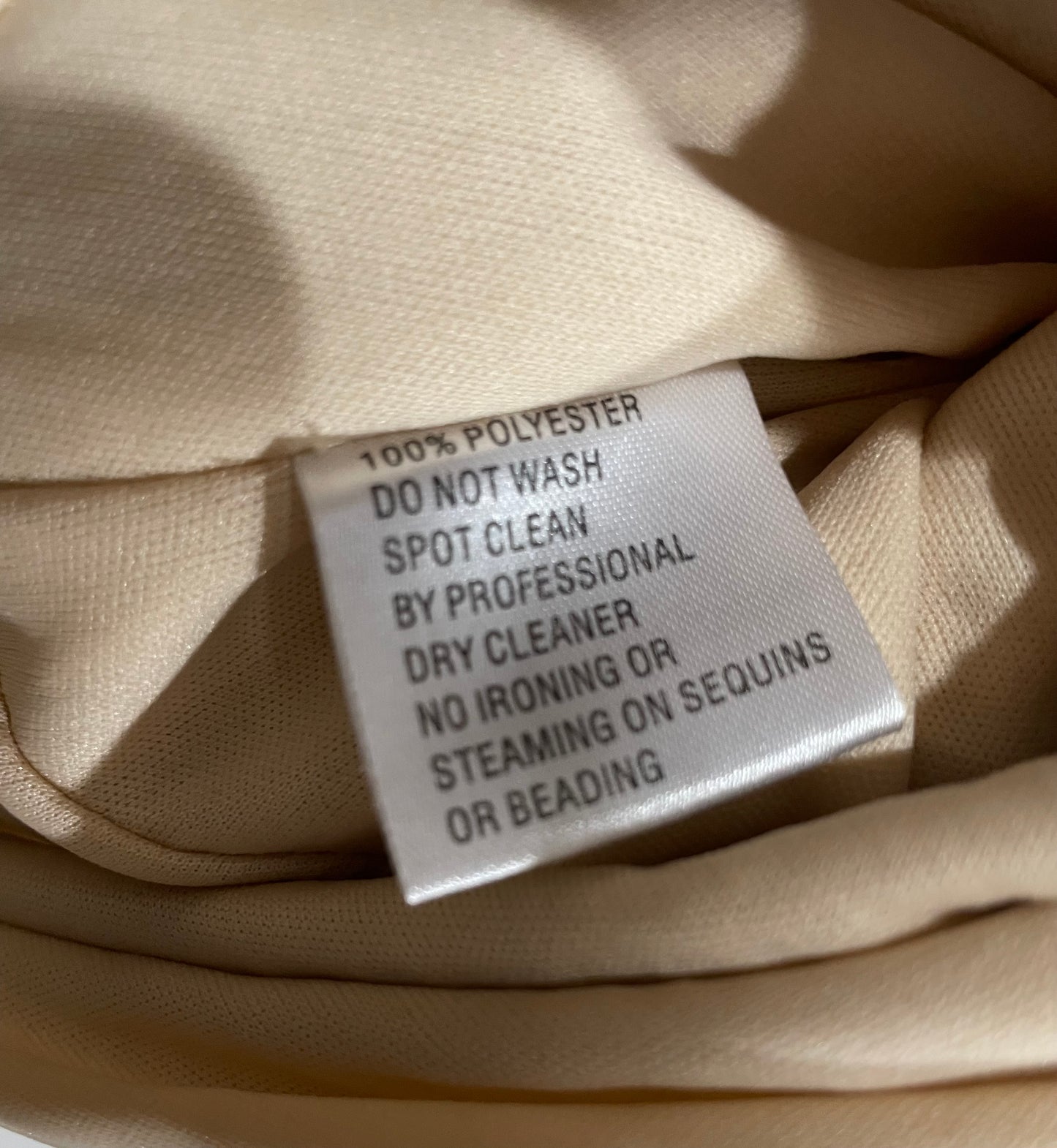 NWT Leena Mac Duggal Sequin Sheath Gown Champagne Nude Dress Size 8 $398 26598